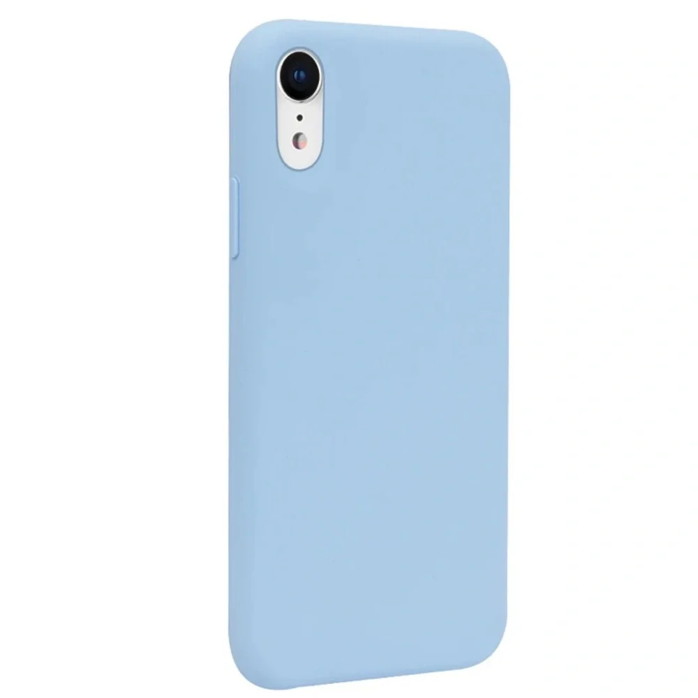 CYLO Pale Blue iPhoneXR Silicone Case & Ring Stand